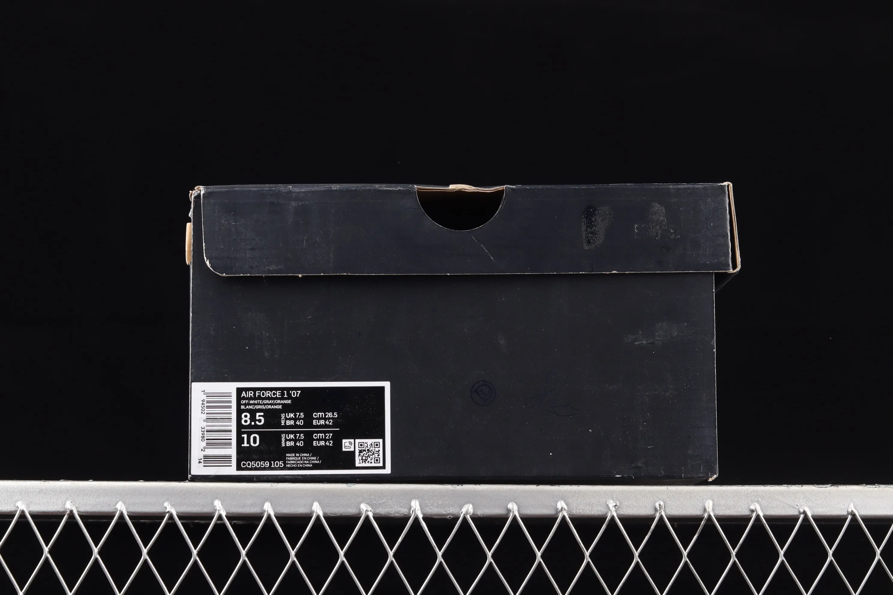 All categories Nk Air Force 1 Air Force series Nk Air Force 1 Mid Air Force mid-top Nk Air Force 1'07 Mid gray orange suede Air Force One mid-top casual sneakers CQ5059-105